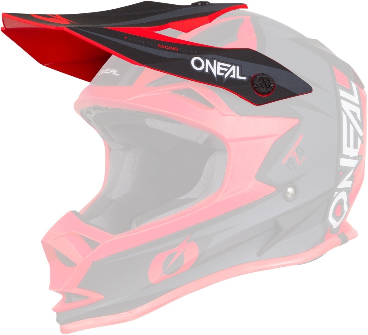 Oneal 7Series Strain Scut de cască roșu Figura 1