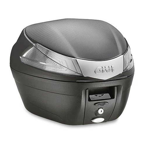 GIVI Beifahrer Rückenlehne soft schwarz für B34 / B47 / B360 / V40 Figur 1