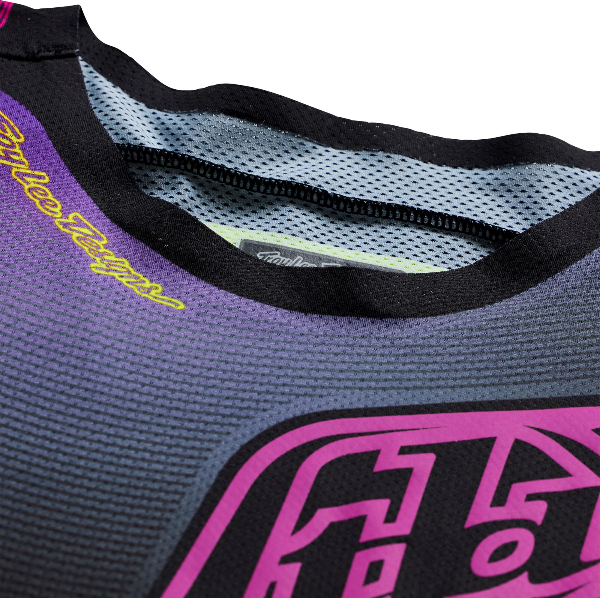 Troy Lee Designs SE Pro Wander Motocrosstrøje sort/lilla/neongul M Figur 3