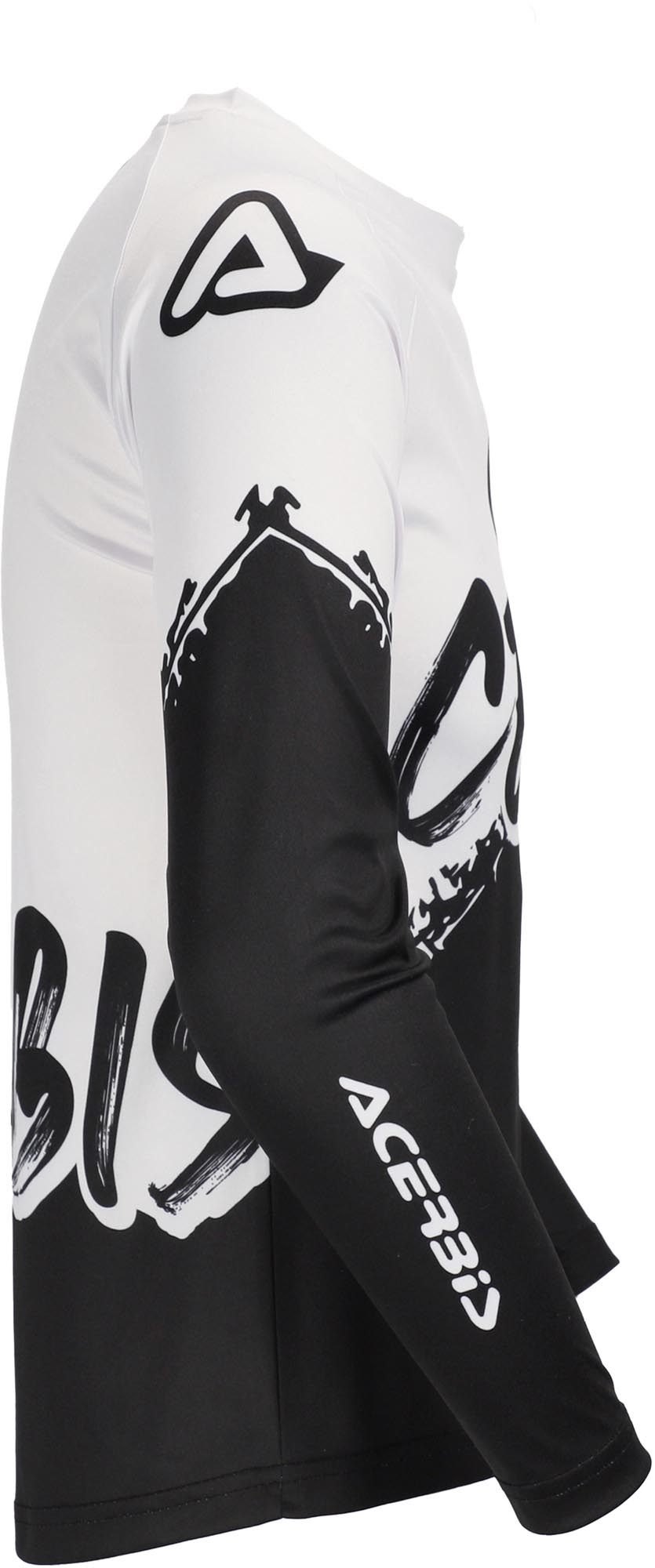Acerbis MX Linear Graphic Jugend Motocross Jersey schwarz/weiß M Abbildung 4