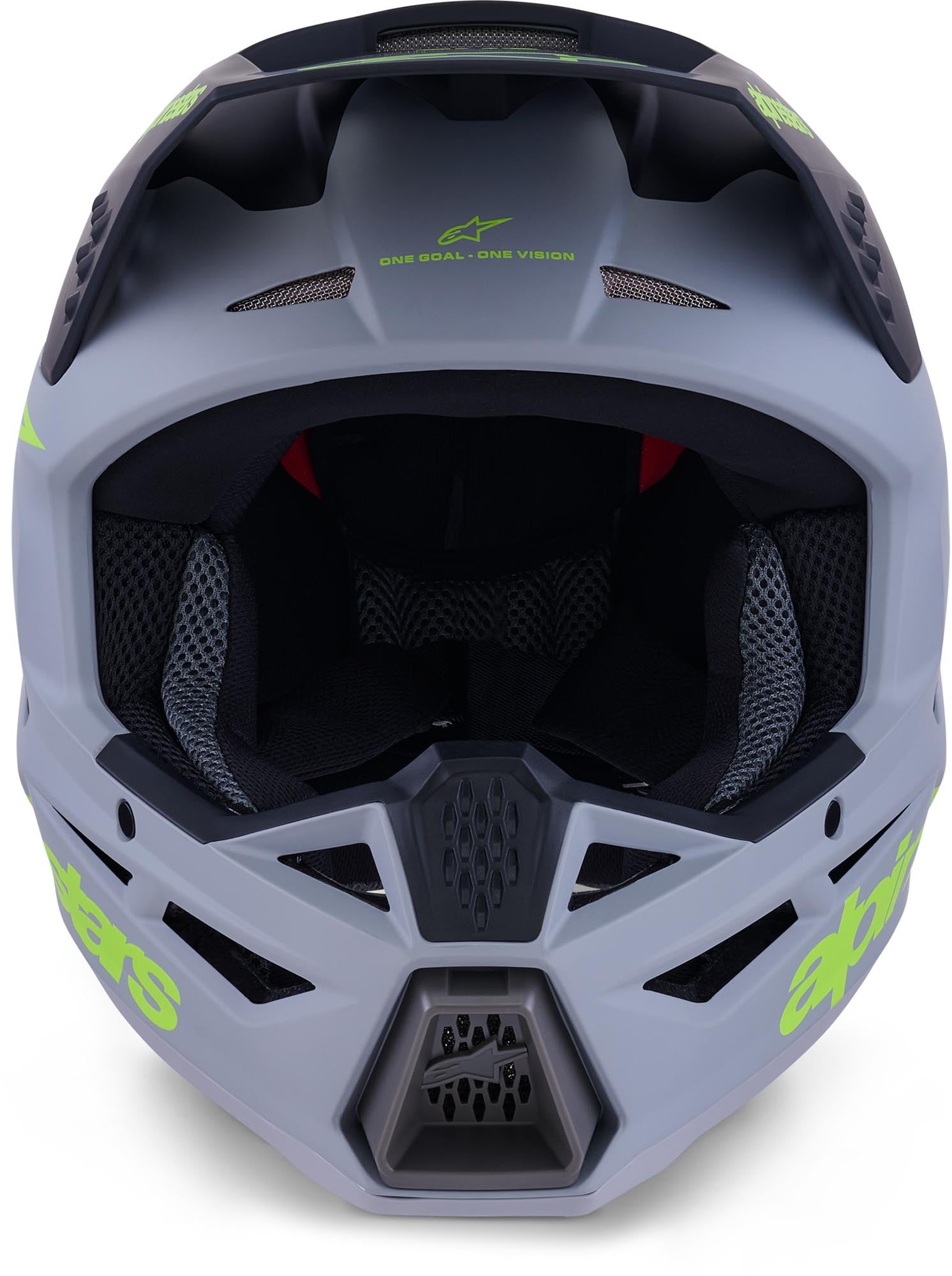 Alpinestars S-M3 Radium Casque de motocross Gris/jaune mat S (55/56) Figure 2