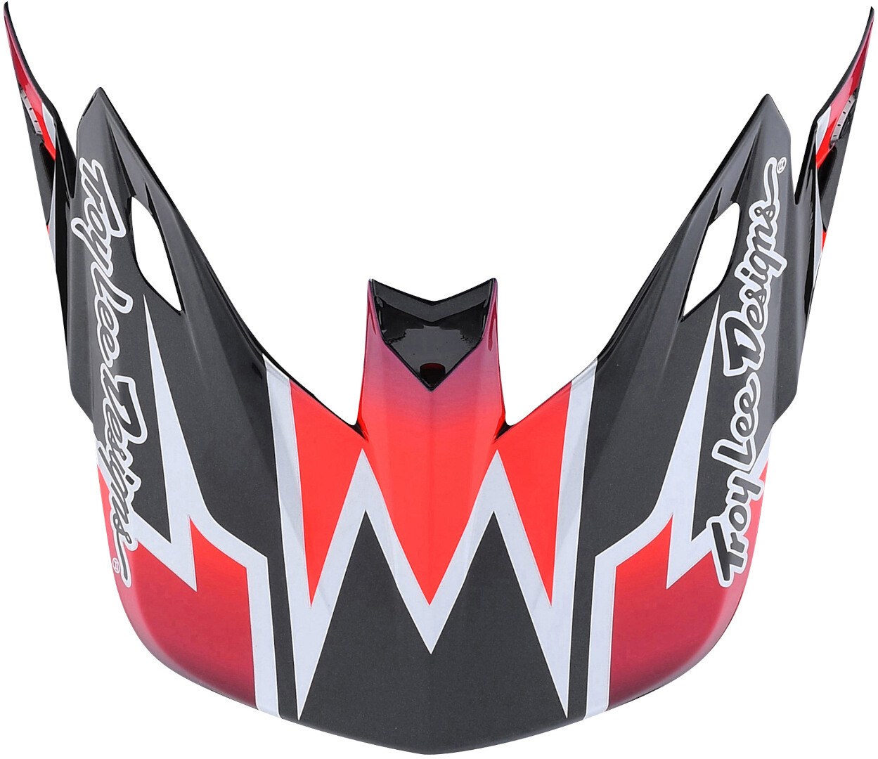Troy Lee Designs SE5 Lightning Hjälm Peak svart/röd Figur 1