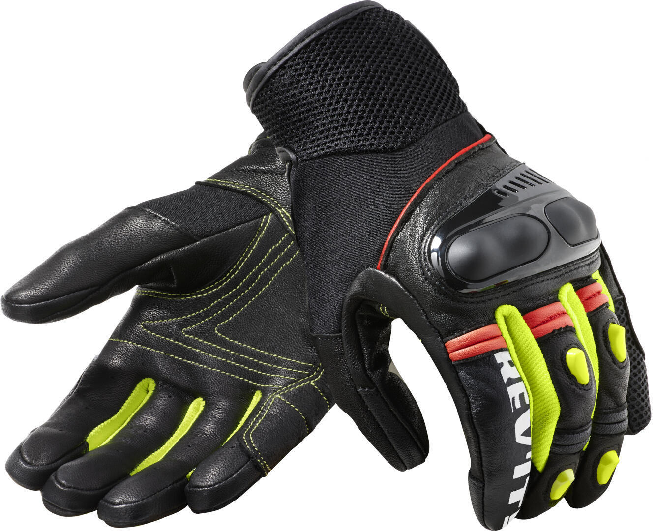 Revit Metric Motorcycle Gloves black/yellow 3XL Figure 1
