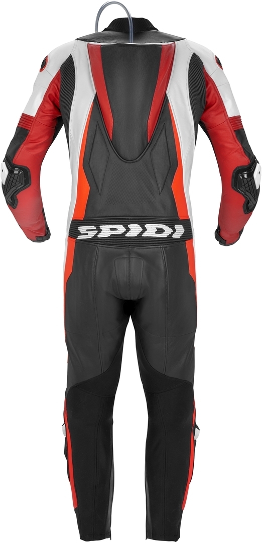 Spidi Sport Warrior Pro Costum perforat din piele de motocicletă dintr-o singură piesă Negru/Roșu 46 Figura 3