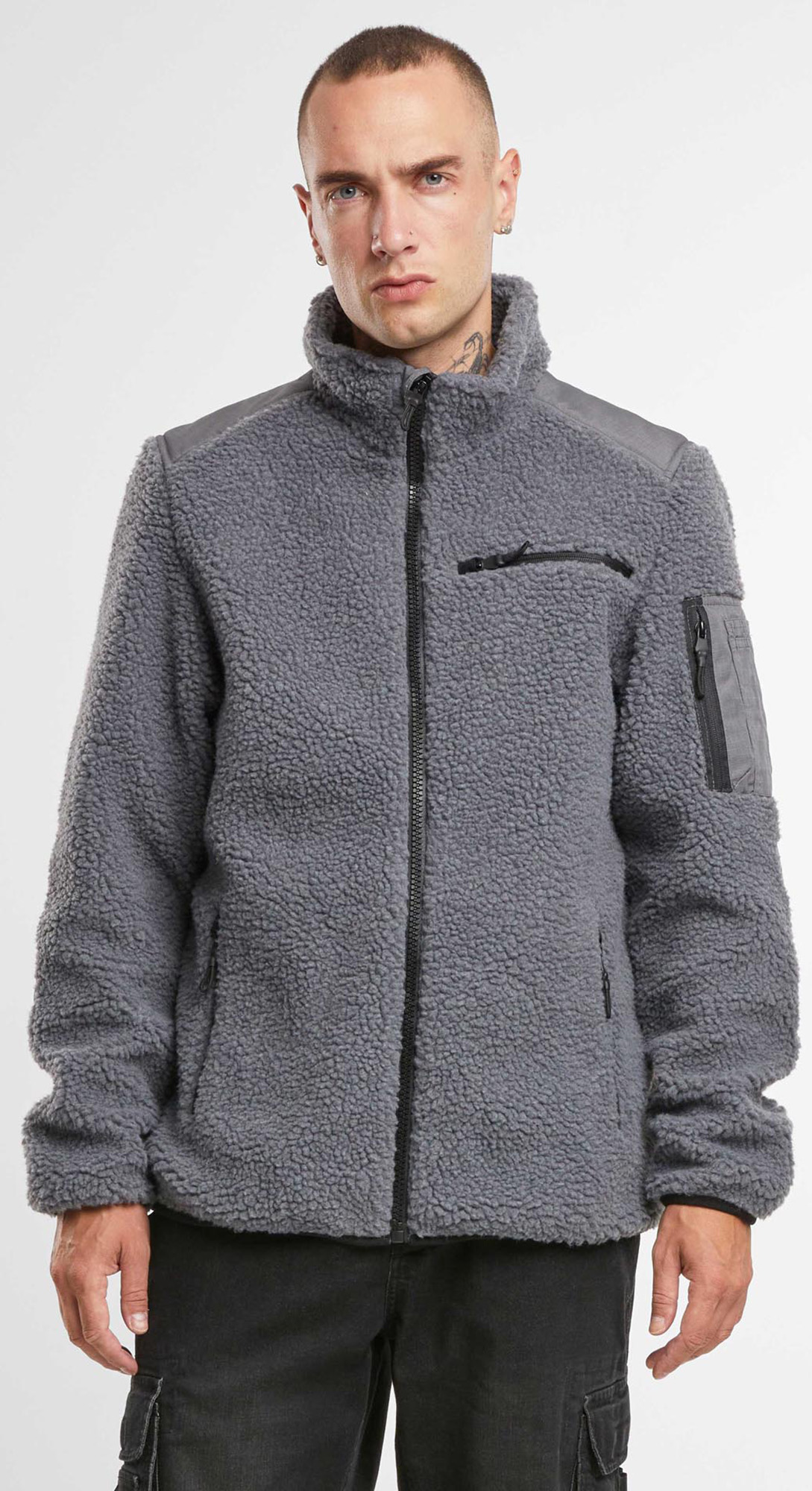 Brandit Ramble Teddyfleece Яке антрацит S Фигура 4