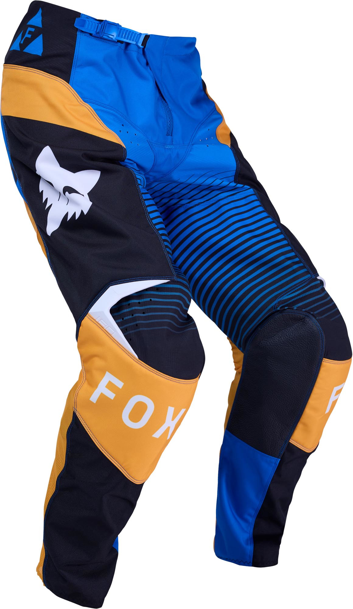 FOX 180 Collect Motocross Pants blue/yellow 34 Figure 1