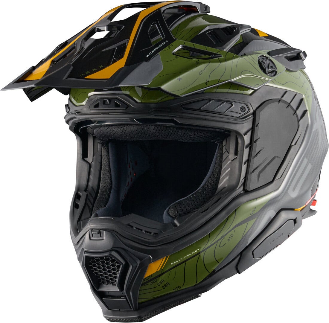 Nexx X.WED 3 Furka Carbon Casque de motocross Vert/jaune M (57/58) Figure 5