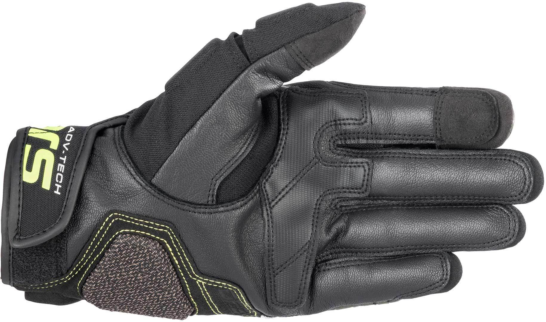 Alpinestars Halo Motorcykelhandsker sort/gul M Figur 2