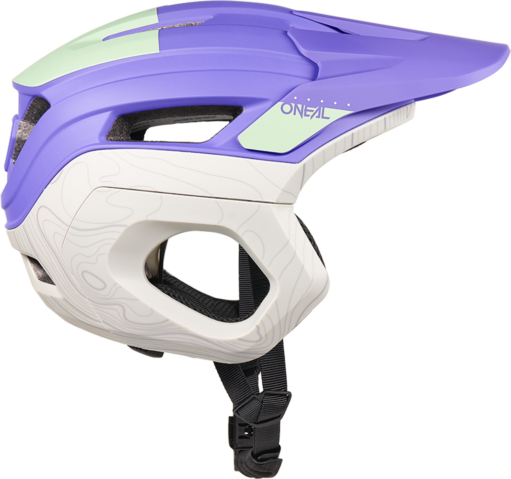 Oneal Trapper EVO Fietshelm paars/grijs/blauw L/XL Figuur 5
