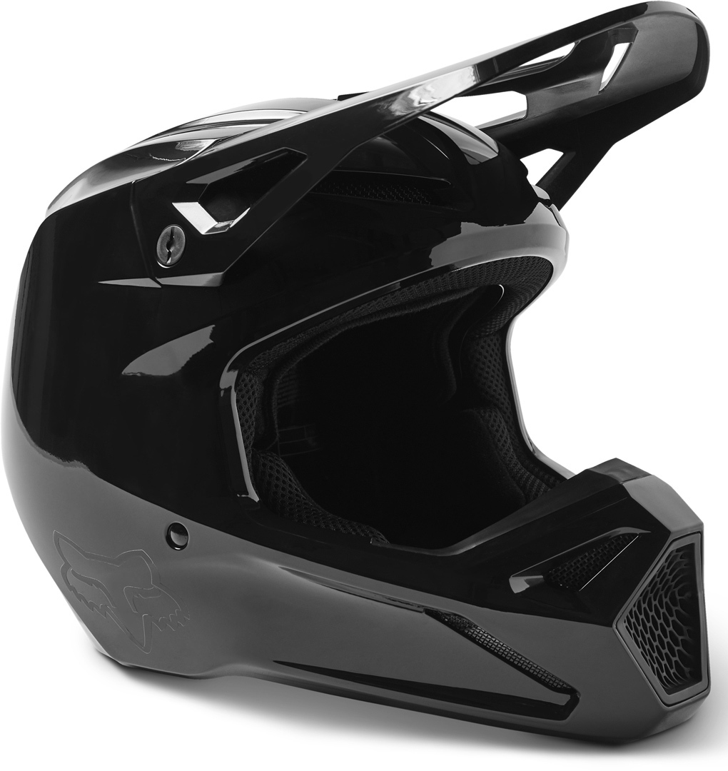 FOX V1 Solid Casque de motocross noir L (59/60) Figure 1