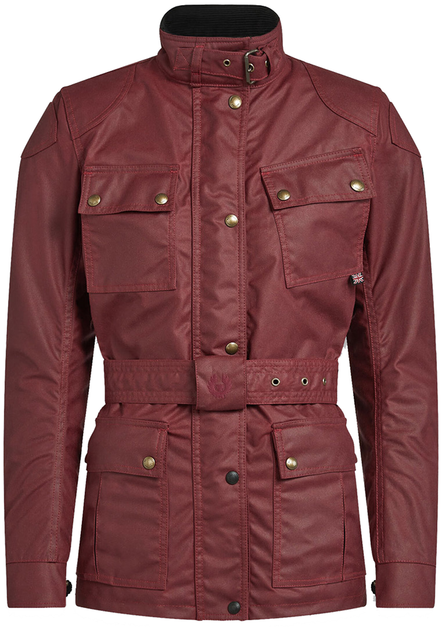 Belstaff Trialmaster Pro Jaqueta depilada de motocicleta senhoras vermelho 36 Figura 1