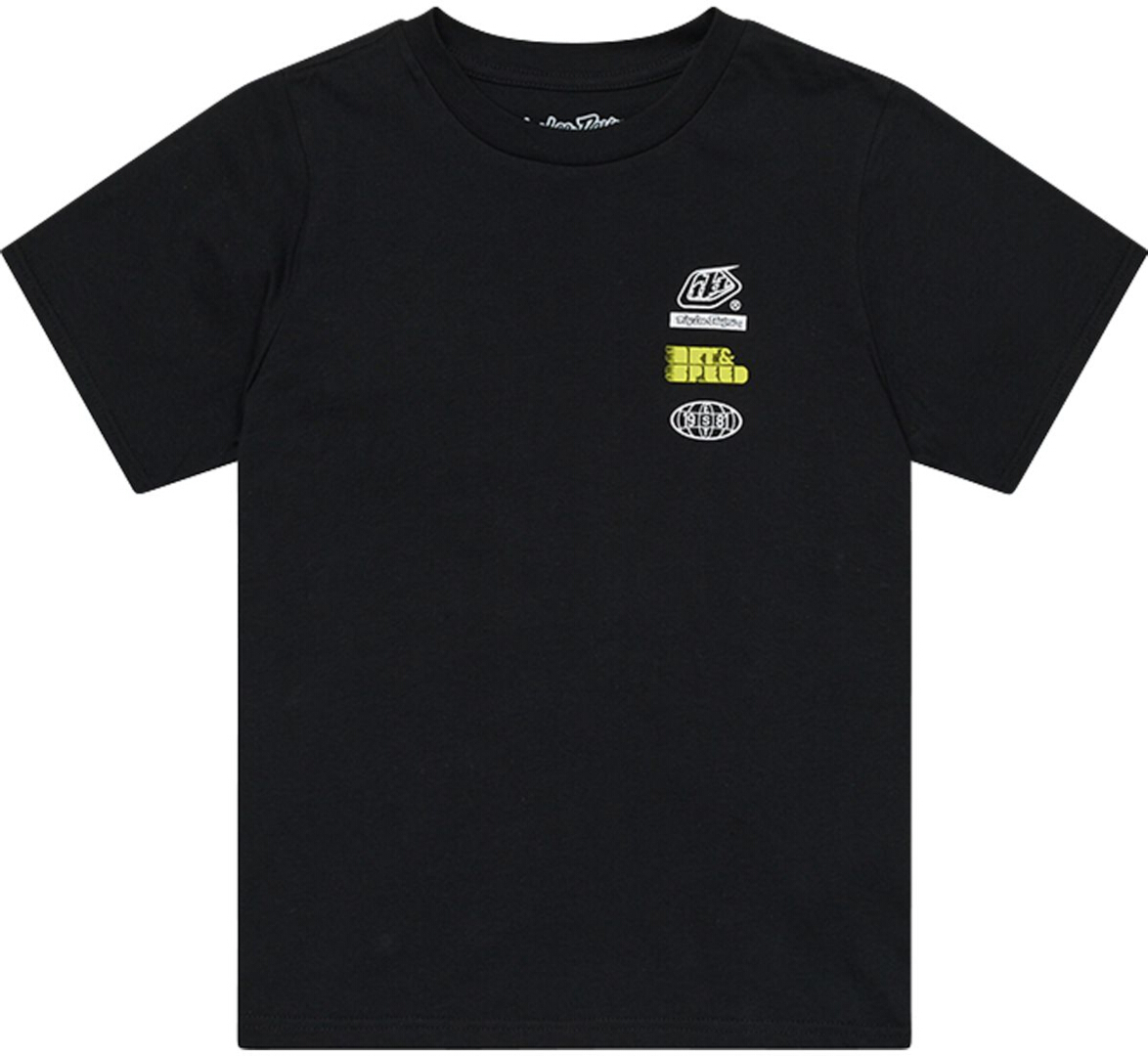 Troy Lee Designs Overload Kids T-Shirt schwarz YM Abbildung 1