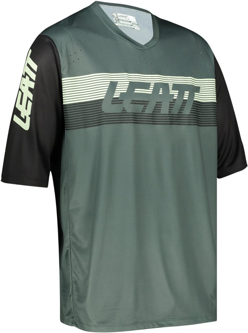 Leatt 3.0 Enduro 3/4 Cykeltrøje grøn/sort M Figur 1