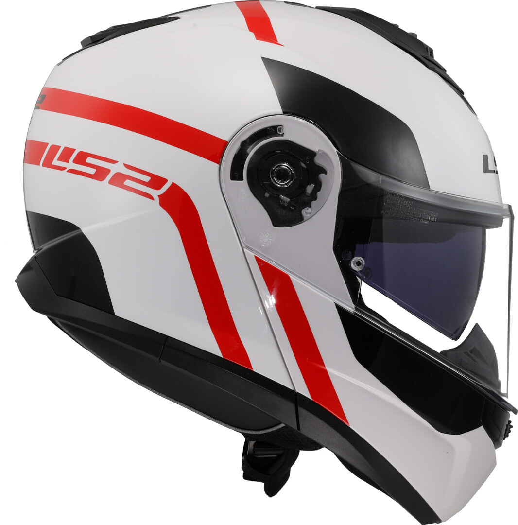 LS2 FF908 Strobe II Autox Hjelm hvit/rød S (55/56) Figur 10