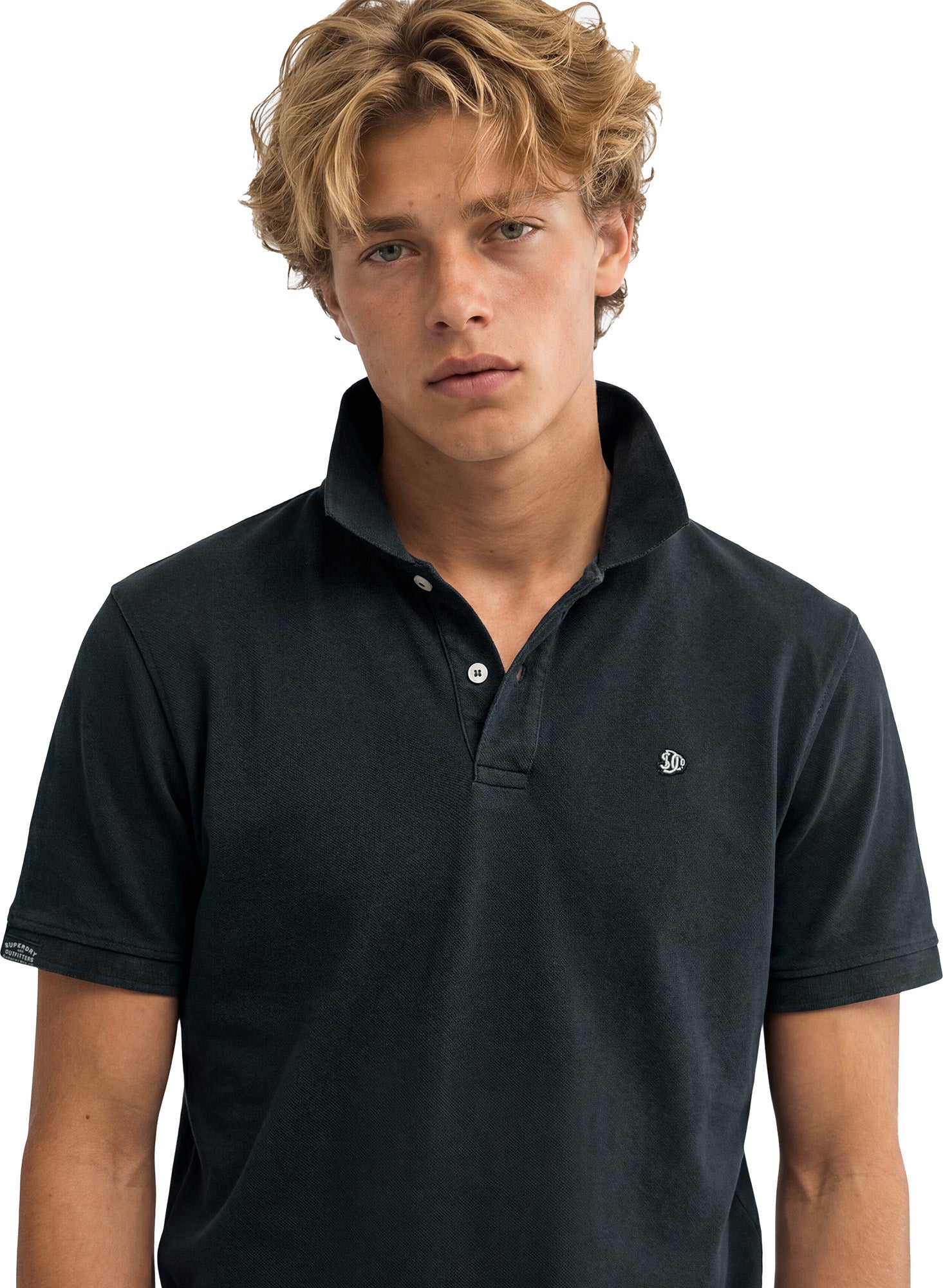 Superdry & Co Vintage Destroy Poloskjorte marineblå XL Figur 4