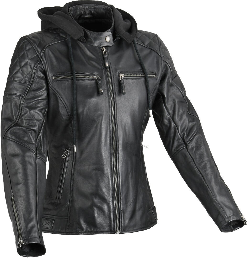 DIFI Jolene 2 Dame motorcykel læderjakke Sort XL Figur 1