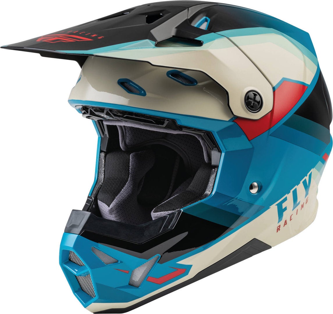 FLY Racing Formula CP Rush Motokrosová přilba černý/bílý/modrý XL (60/61) Obrázek 1