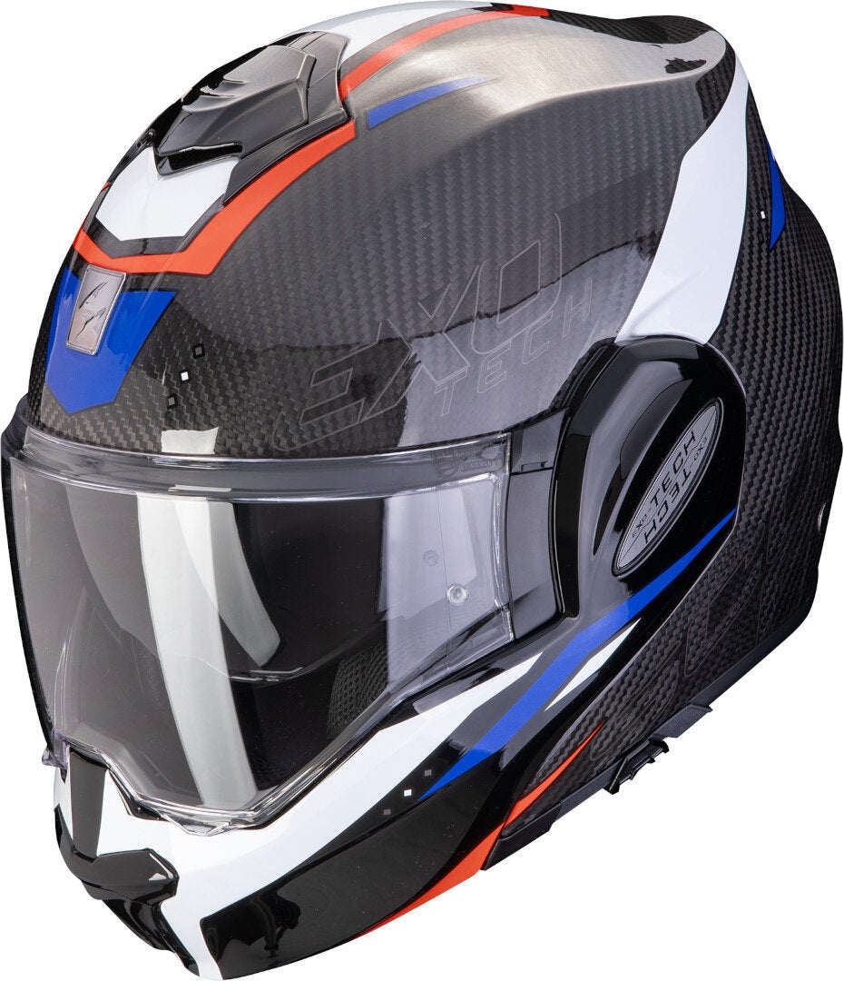 Scorpion Exo-Tech Evo Carbon Rover Přilba černý/červený/modrý M (57/58) Obrázek 1