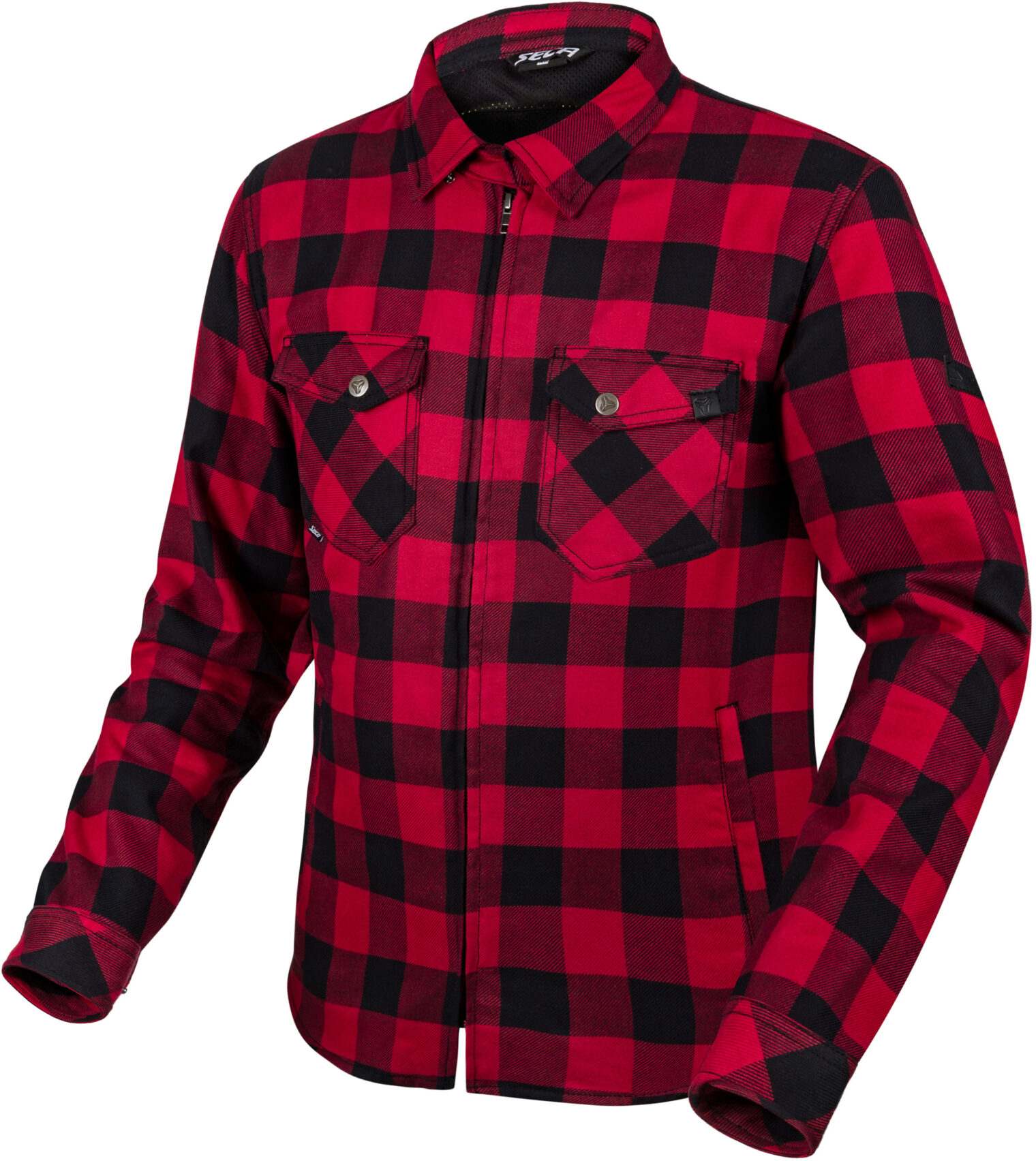 Seca Marshal II Camicia da moto rosso M Figura 1