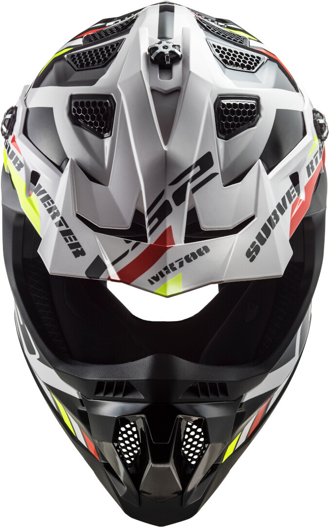 LS2 MX700 Subverter Evo II Stomp Motocross hjälm vit/svart XS (53/54) Figur 5