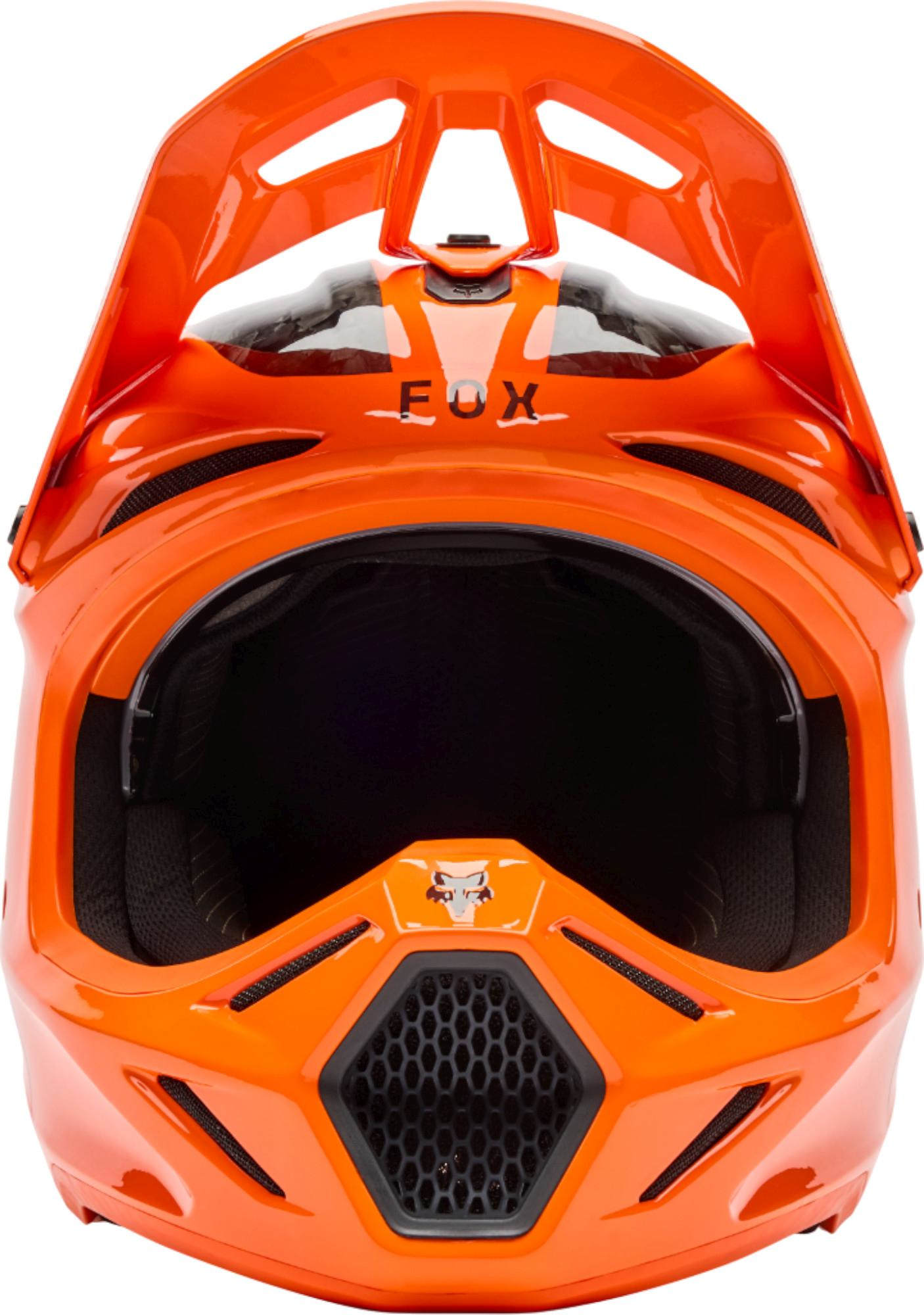 Side view of FOX V3 RS Fracture Carbon Motocross Helmet