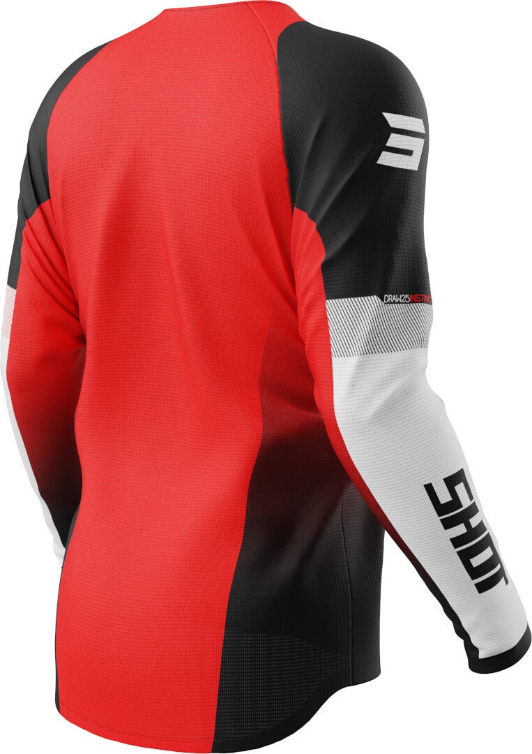 Shot Draw Instinct Motocross trøje sort/rød 4XL Figur 2