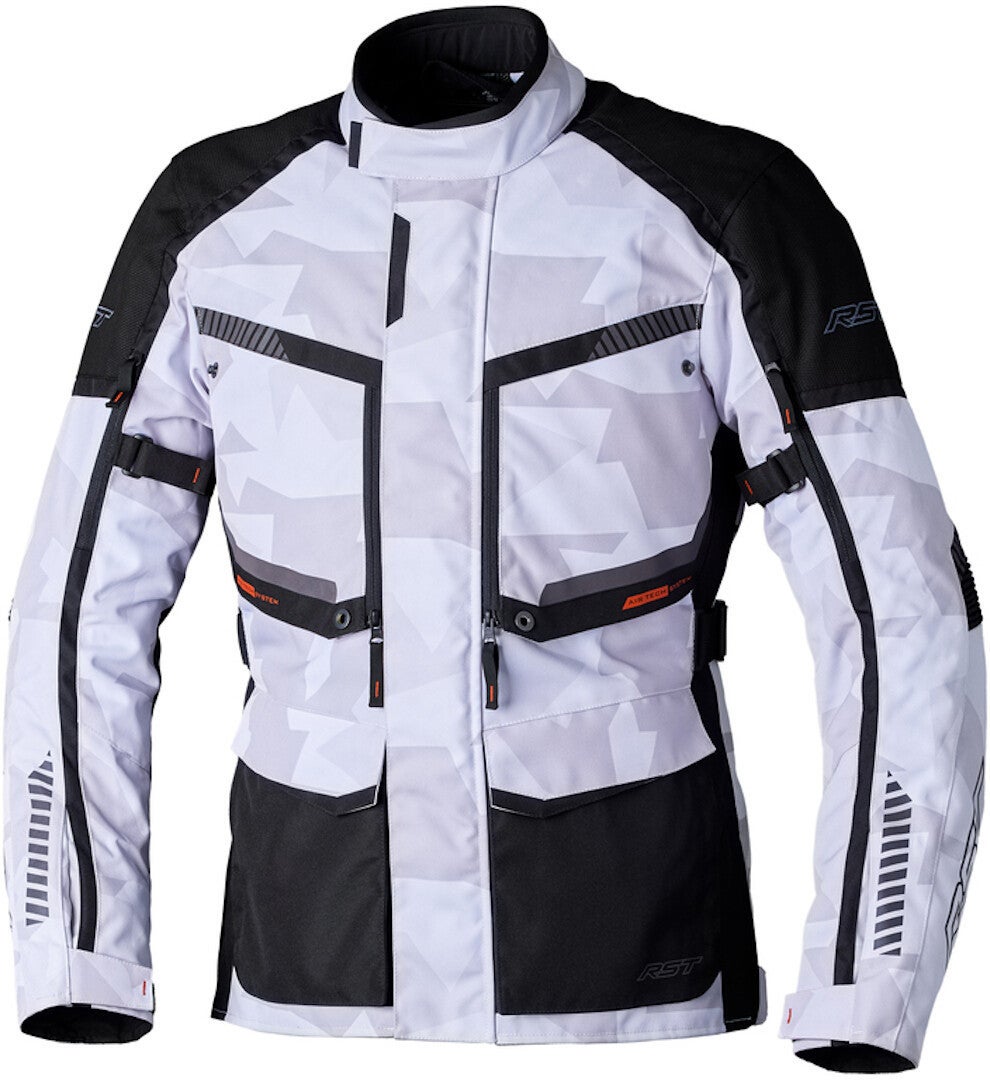 RST Maverick Evo Motorcykel tekstiljakke grå/camouflage XXL Figur 1