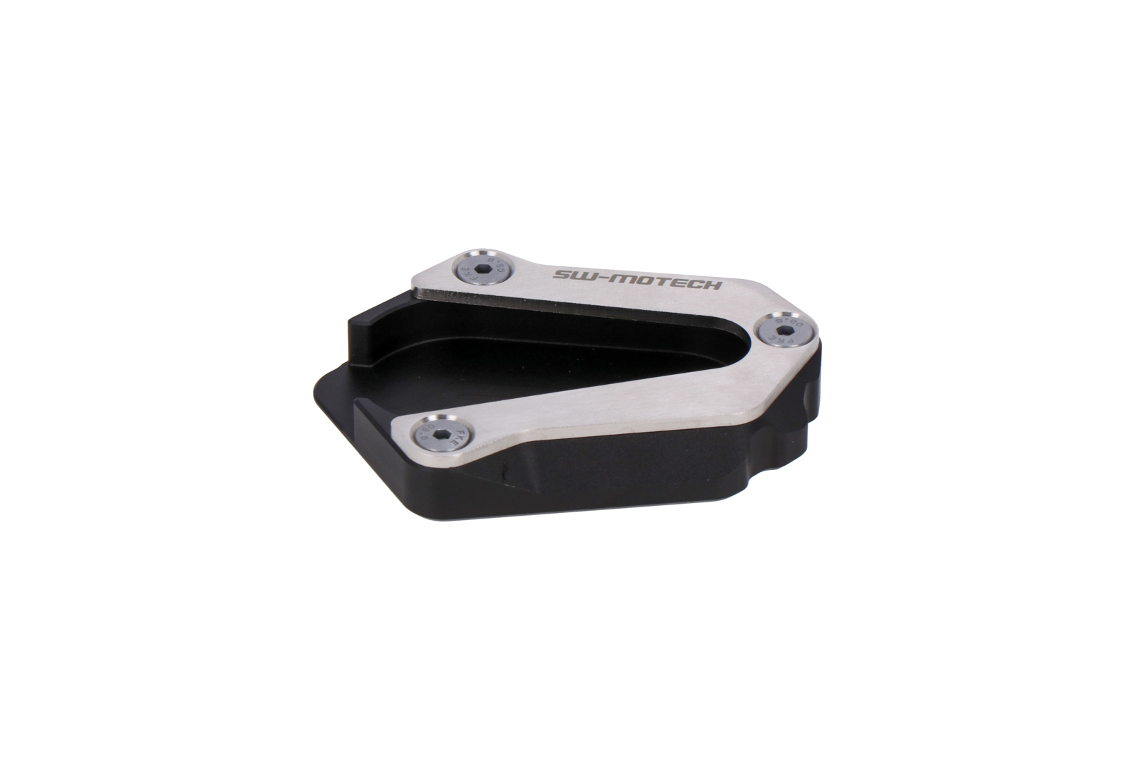 Extensie SW-Motech pentru piciorul lateral - Negru/argintiu. Triumph Tiger 900 Rally/Pro. Figura 1