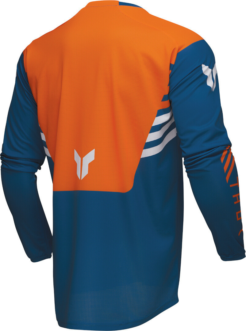 Thor Launchmode Zone Motocross trøje blå/orange XL Figur 3