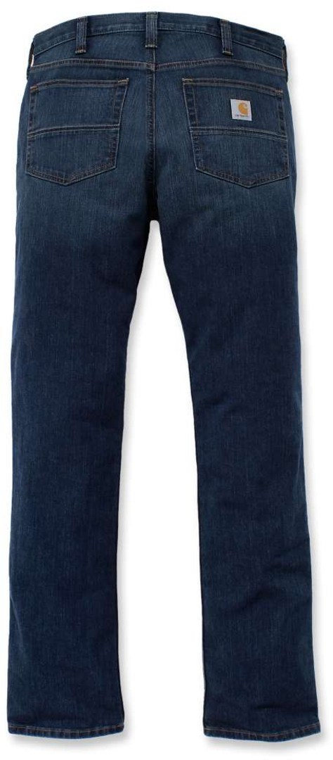 Carhartt Rugged Flex Straight Tapered Jeans Ljusstentvätt 36 L36 Figur 2
