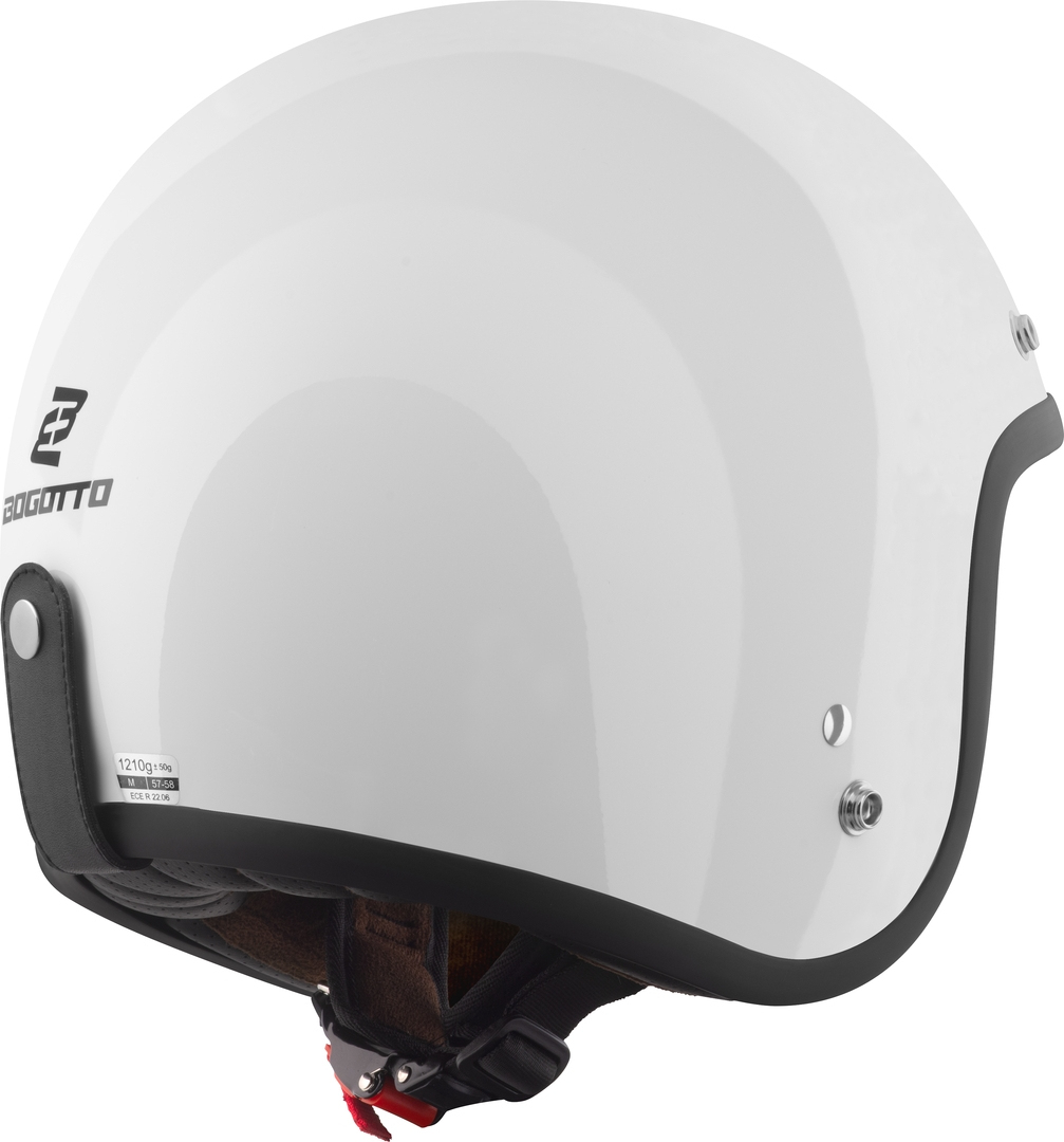 Bogotto H541 Solid Casque jet Blanc XL Figure 3
