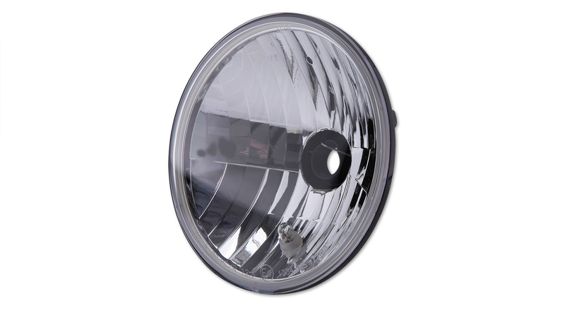 HIGHSIDER Smart 7 tums insats H4 klart glas, med sidoljus, E-godkänd (1st) Figur 2