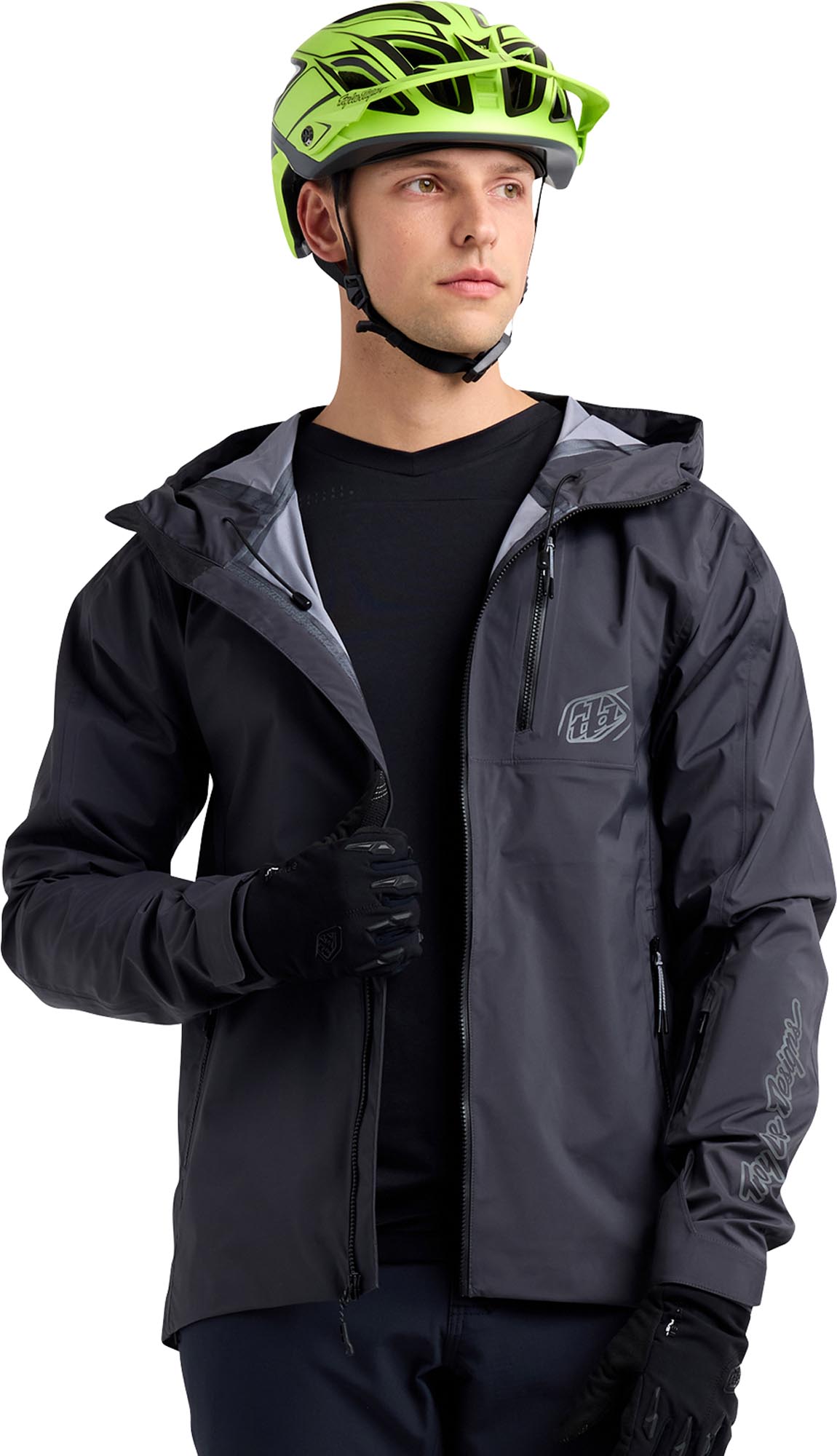 Troy Lee Designs Resist Mono waterproof Bicycle Jacket XS Figure 6