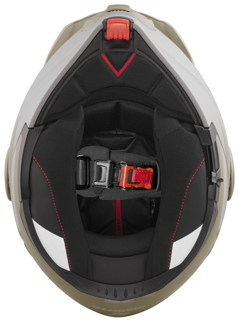 Bogotto FG-102 Duo Cască din fibră de sticlă Maro mat XS Figura 8