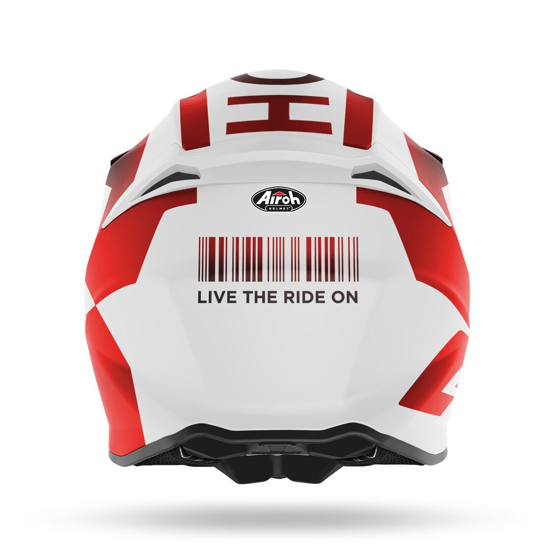 Airoh Twist 2.0 Lift Motorcross helm rood/wit Verlies (59/60) Figuur 2