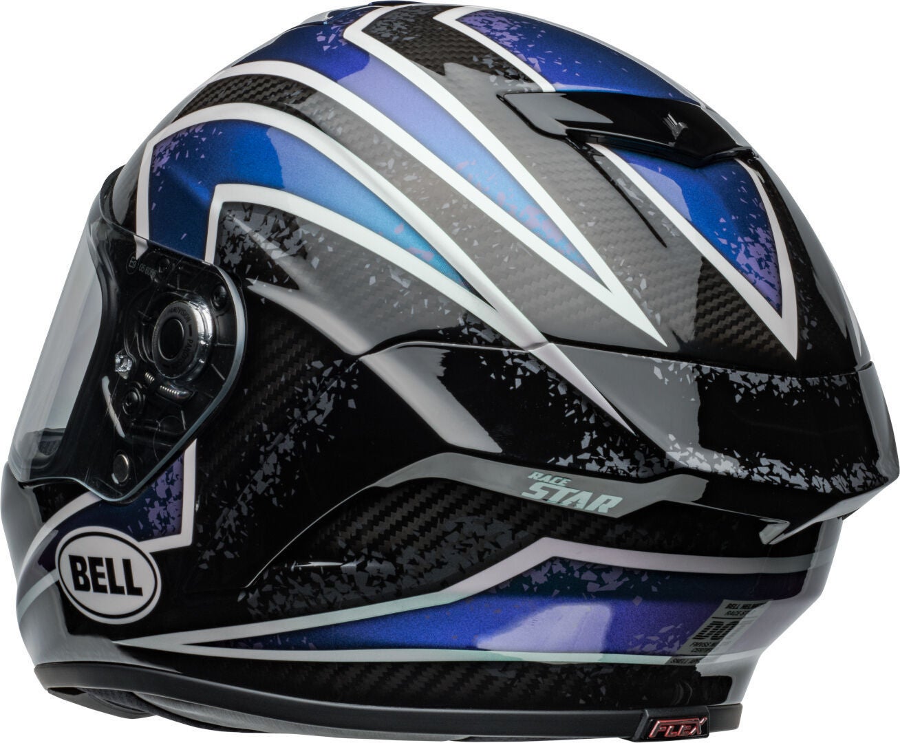 Bell Race Star DLX Flex Xenon Hjelm sort/mørkeblå/sølv L (59/60) Figur 6