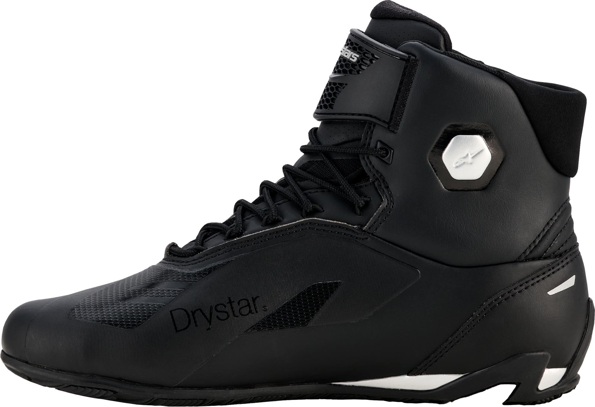 Alpinestars Stella Faster 4 Drystar vodotěsné dámské moto boty Černá/stříbrná 8,5 (40,5) Obrázek 3