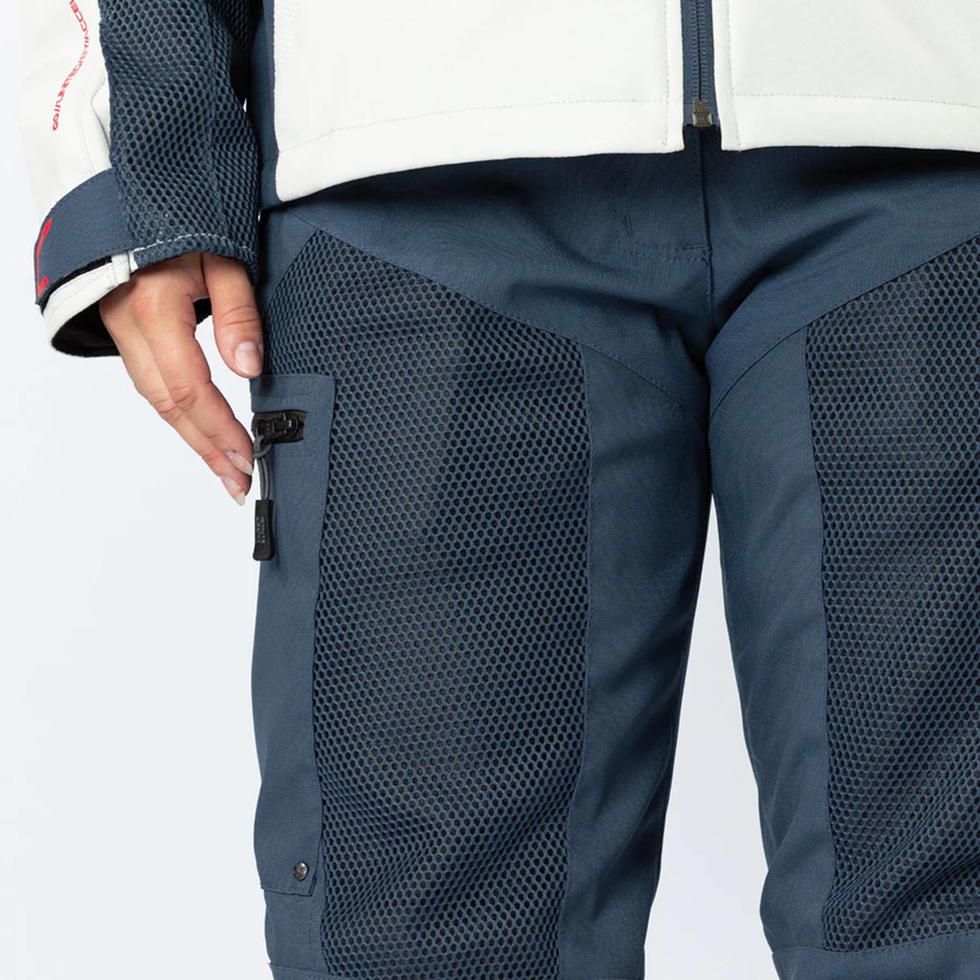 IXS Tourster-Big Air 1.0 Dame Motorcykel Tekstil Bukser blå Short M Figur 8