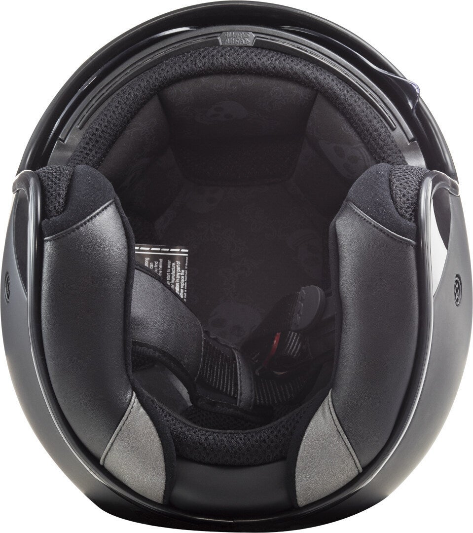 LS2 OF601 Bob II Solid Jet Hjelm Black Matt XXL (63/64) Figur 8