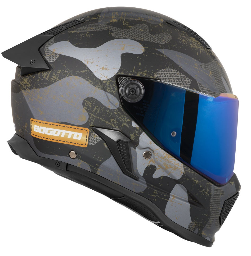 Bogotto Rapto Camo Casco nero opaco/grigio 2XL Figura 11