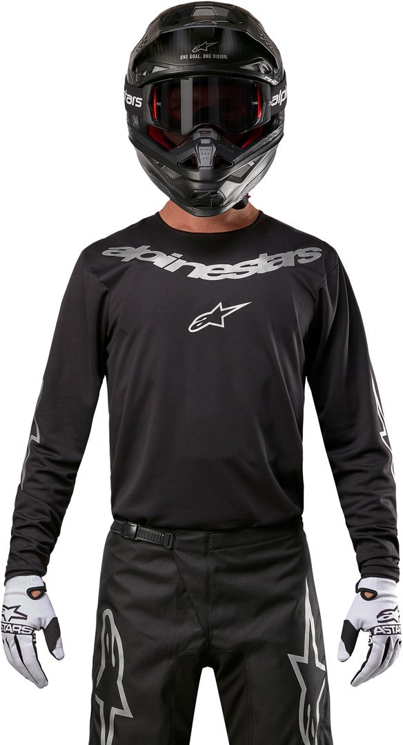 Alpinestars Fluid Graphite Motocross Jersey 3XL Abbildung 5