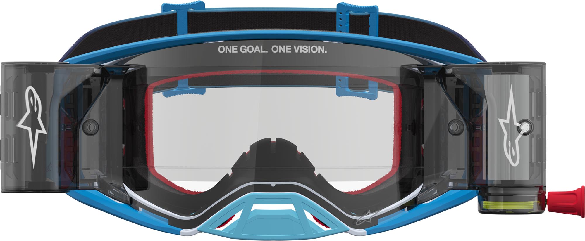 Alpinestars Supertech Firma Roll-Off Motocross Goggles blue/silver Figure 4