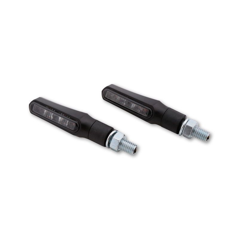 HIGHSIDER Smart Shorty-Fin LED-indikator Hus Svart / Lins Rökt (Par), Fram och Bak Figur 5