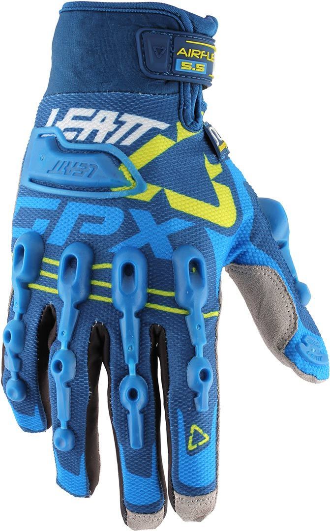 Leatt GPX 5.5 Windblock Handsker blå/gul S Figur 1