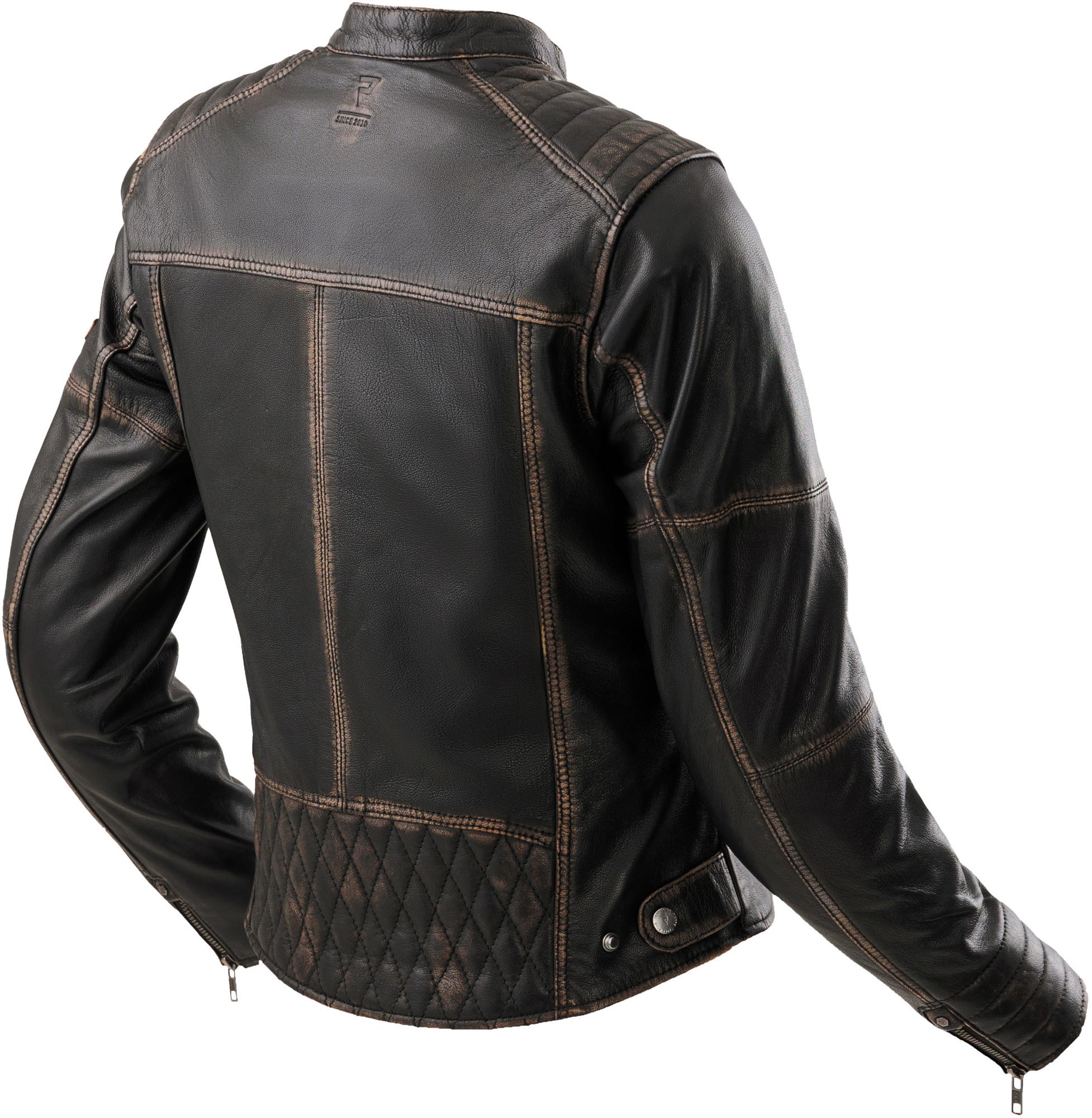 Rebelhorn Hunter 2 Dames motorleren jas Vintage Brown L Figuur 2