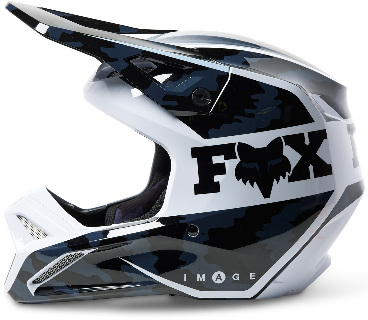 FOX V1 Nuklr Cască de motocross negru XS (53/54) Figura 5
