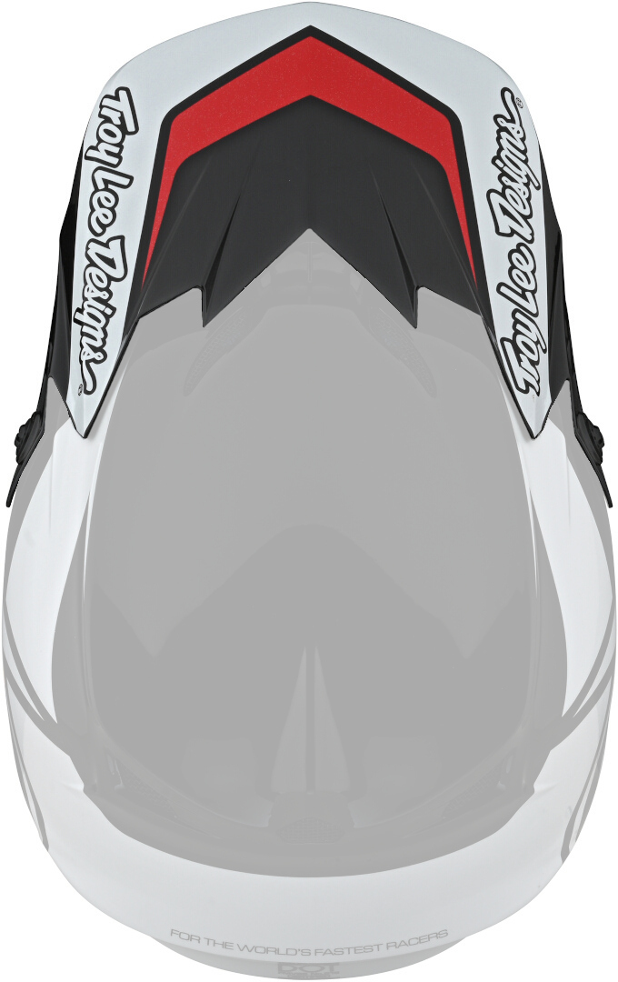 Troy Lee Designs GP Overload Vârful Casca alb/negru Figura 1