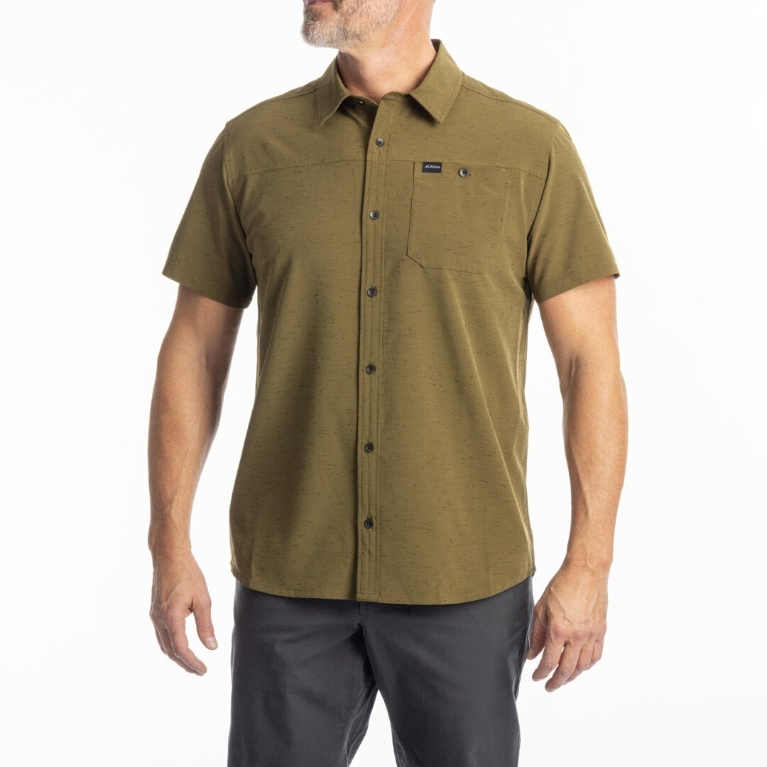 Klim Colter Bay Stretch Camicia Verde scuro M Figura 1