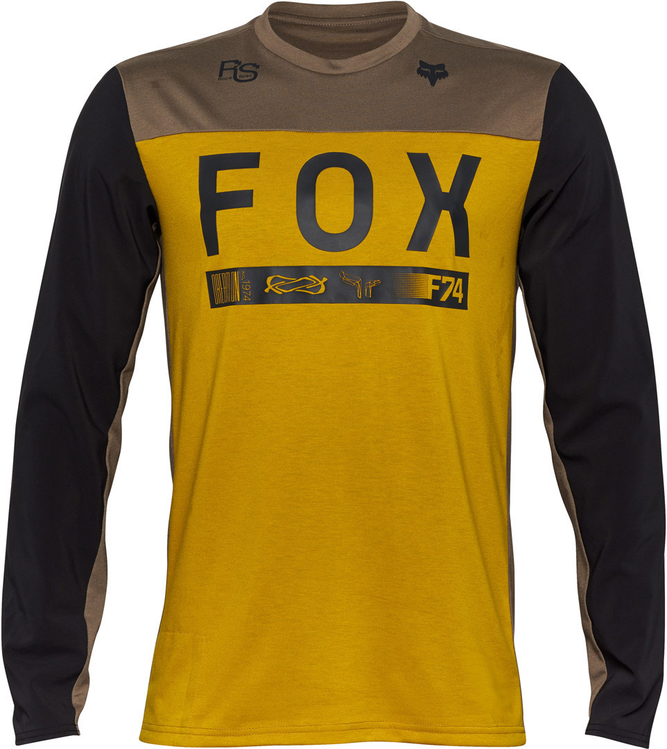 FOX Ranger Off-Road Tricou de motocross galben S Figura 1