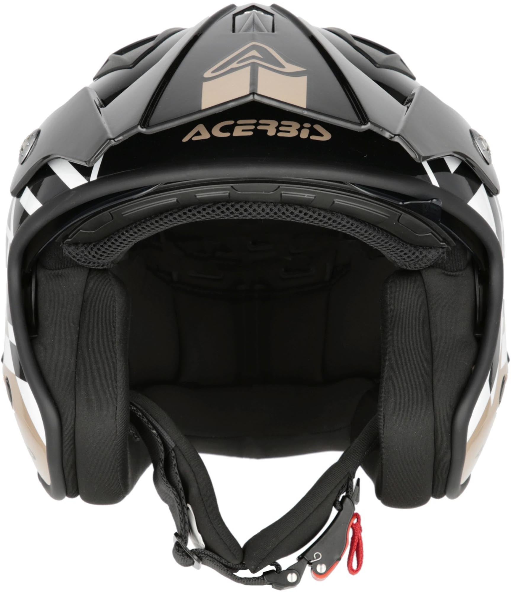 Acerbis Aria Sport Cască cu reacție Negru/Maro S (55/56) Figura 4